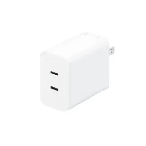 شارژر دیواری 45 وات موفی مدل Mophie SpeedPort GaN 45W Dual USB-C