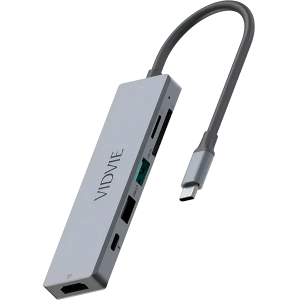 هاب شش پورت USB-C ویدوی VIDVIE مدل HUB03