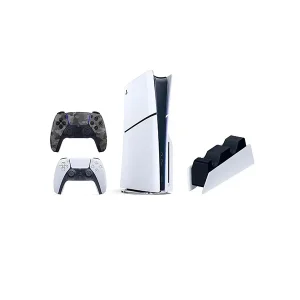کنسول بازی پلی استیشن 5 اسلیم دست دوم دو دسته به همراه پایه شارژ 2016 | PlayStation 5 Slim 2026
